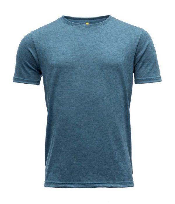 Devold pánské triko Breeze Merino, modrá, XL